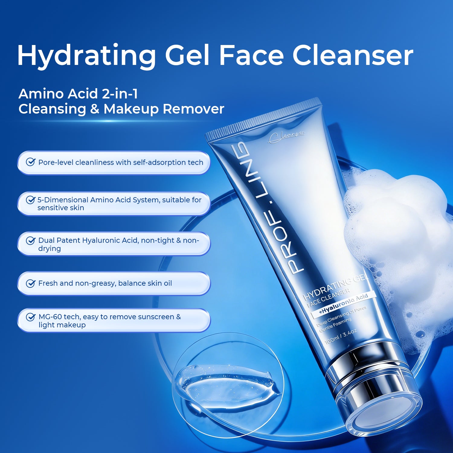 PROF.LING Hyaluronic Acid Cleanser